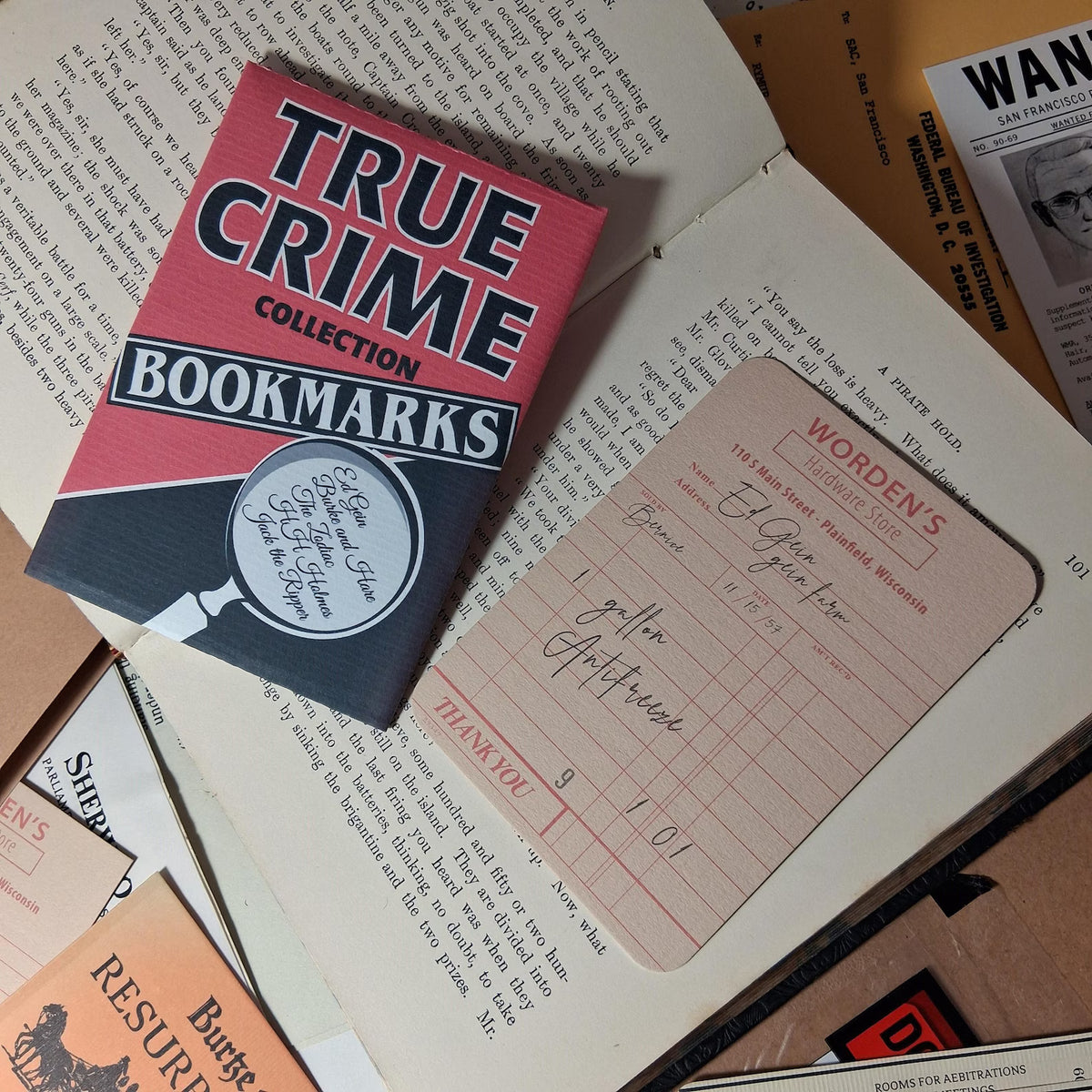 True Crime Bookmark Pack