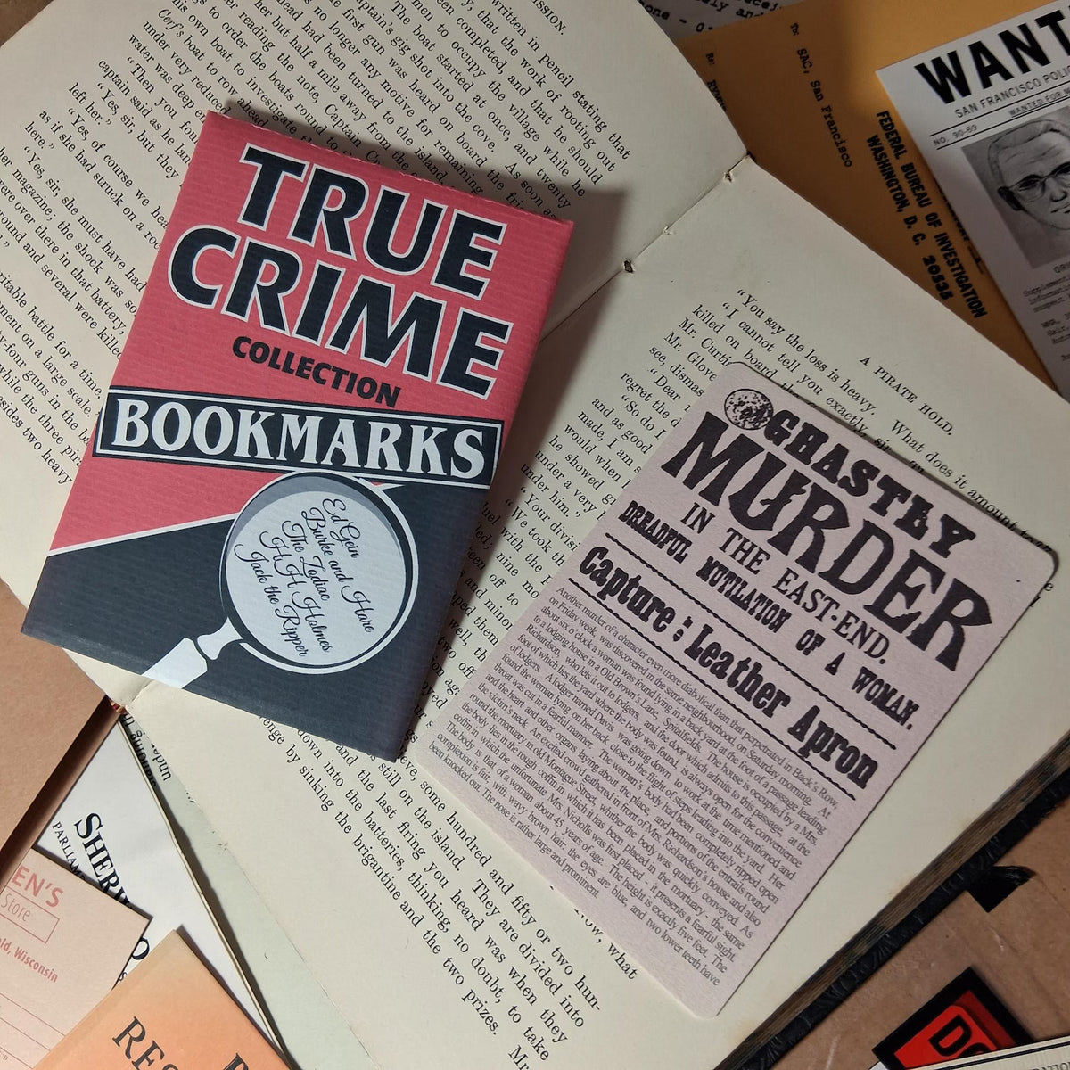 True Crime Bookmark Pack