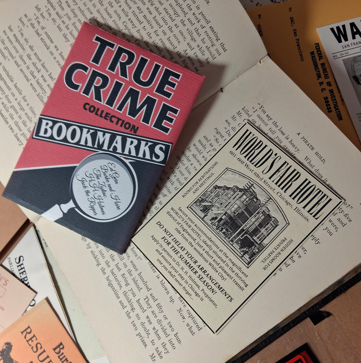 True Crime Bookmark Pack