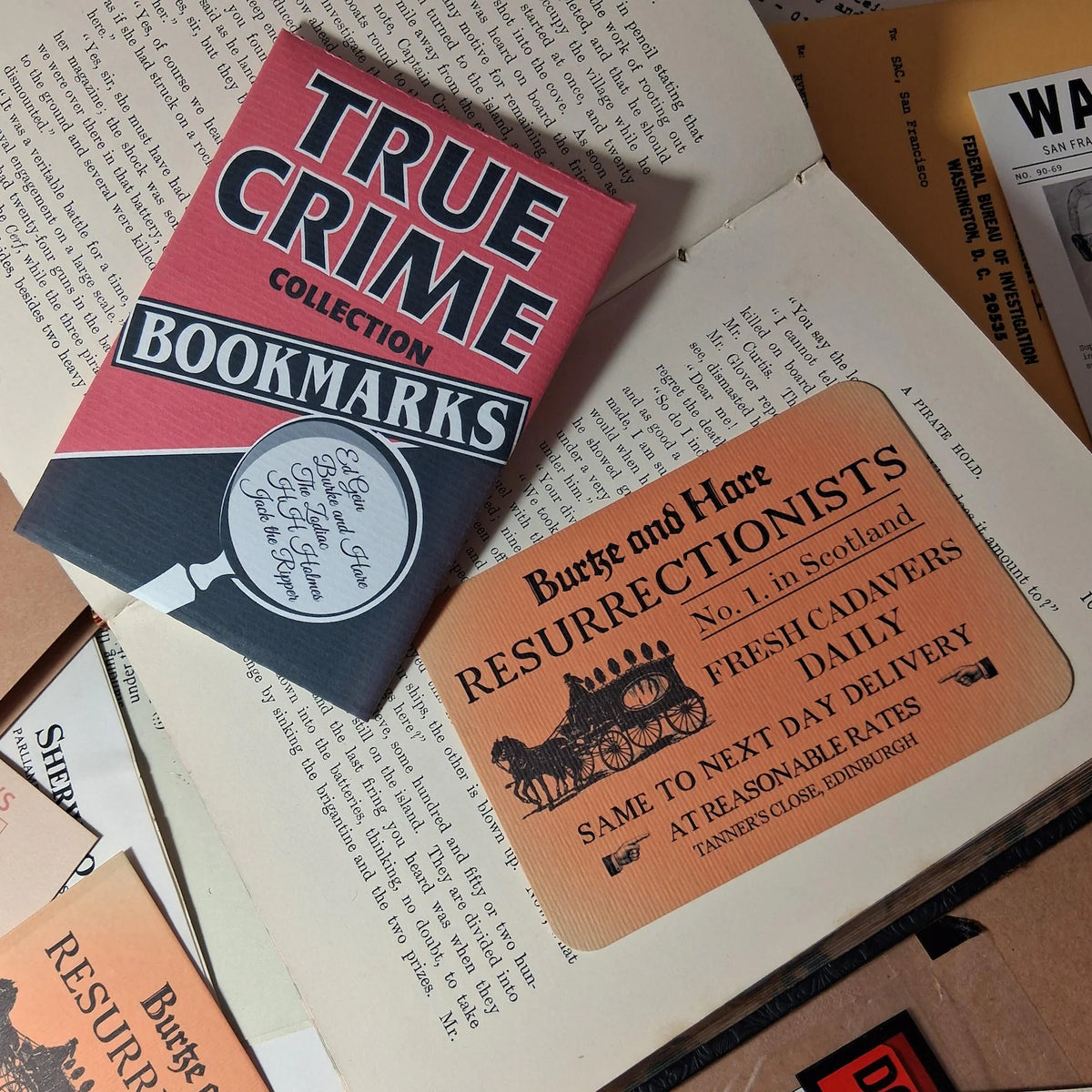 True Crime Bookmark Pack