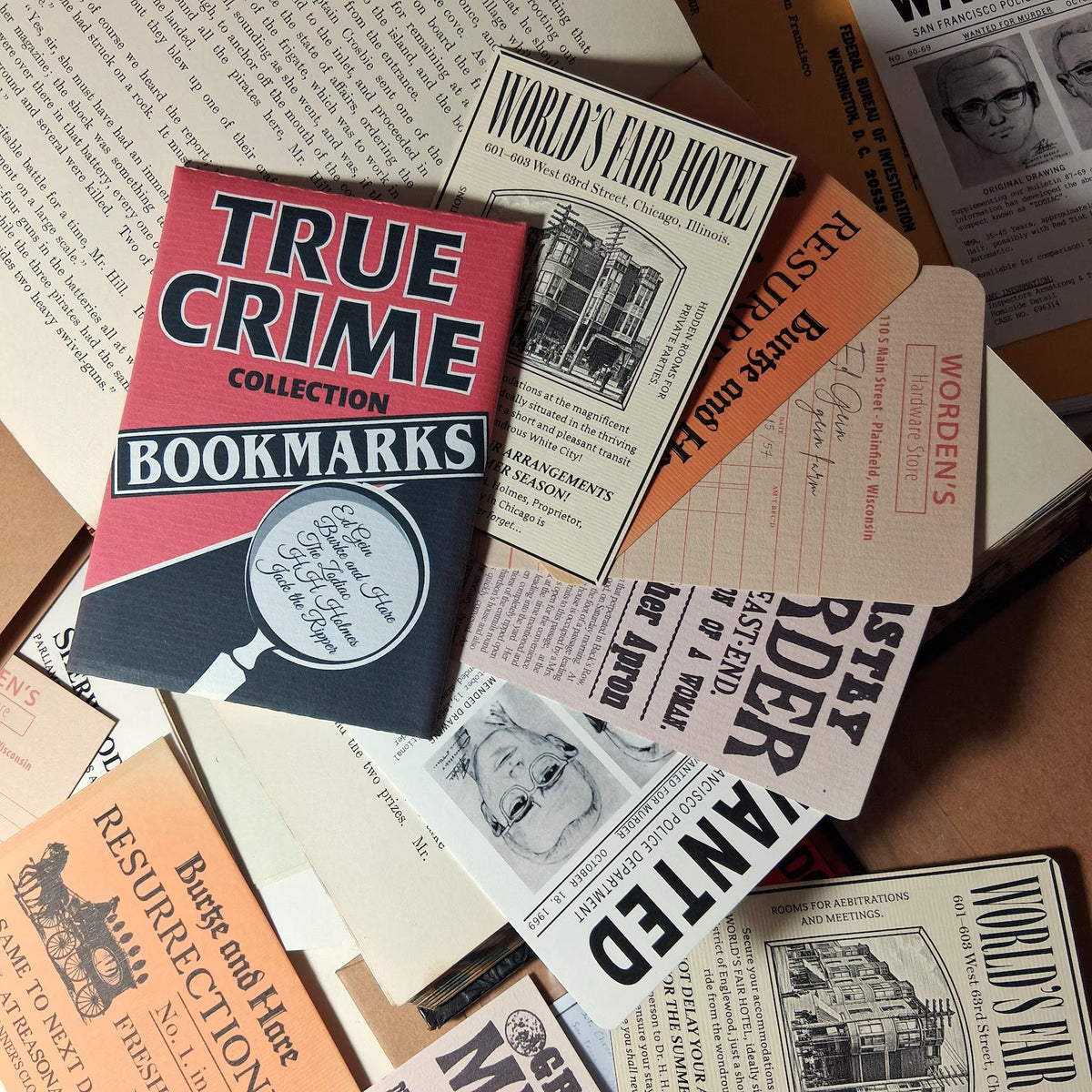 True Crime Bookmark Pack